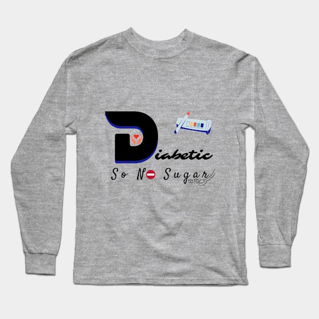 Diabetes awarness 2021, Supporting diabetics Long Sleeve T-Shirt by IkramBEN